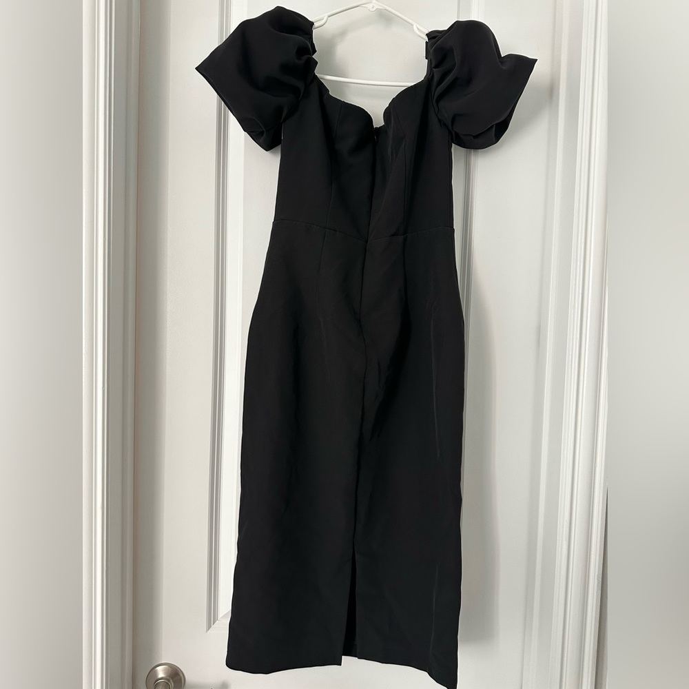 Lulus black knee length dress